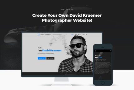 David Kraemar - Photographer WordPress Theme - Features Image 1