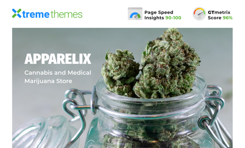 Apparelix Cannabis and Medical Marijuana Store Shopify Theme - Features Image 1