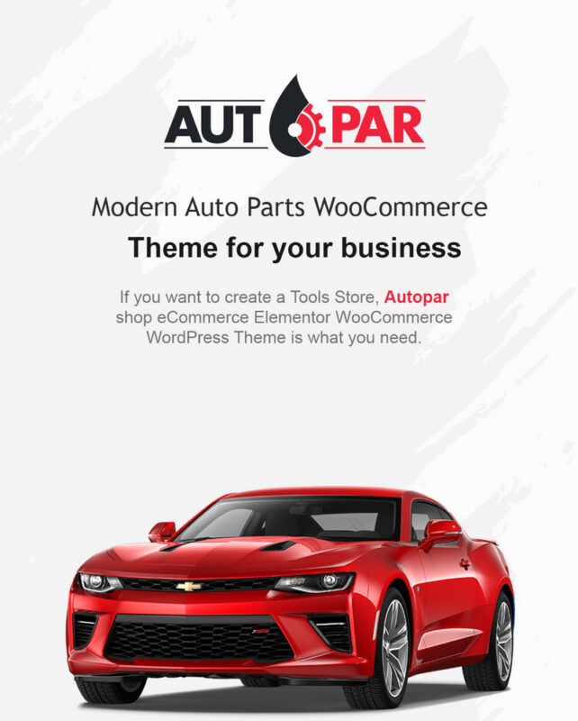 Autopar - Auto Parts Shop WooCommerce WordPress Theme & RTL Support - Features Image 1