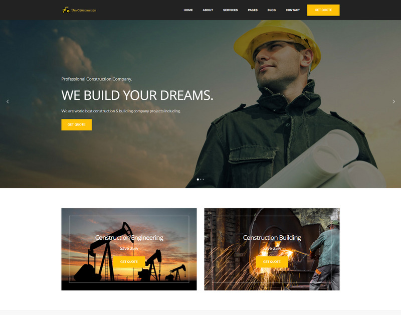 Usa Construction Builder HTML Template - Features Image 1