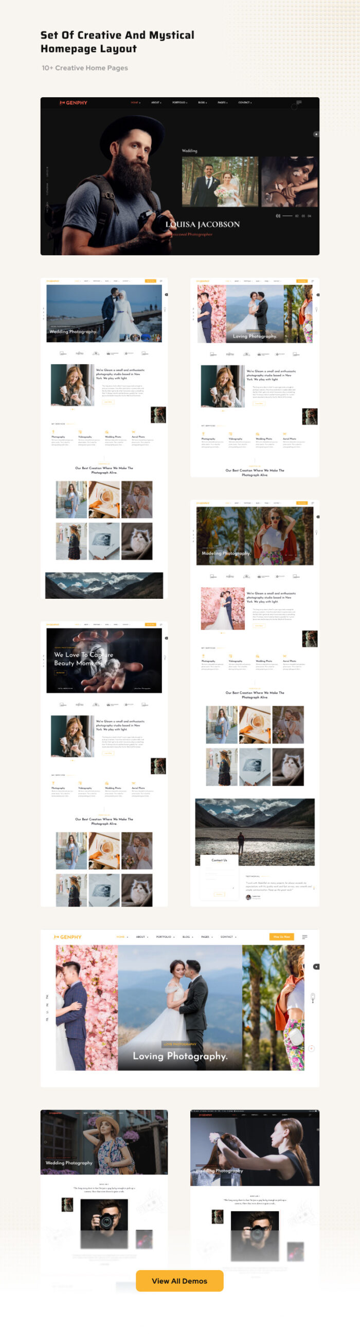 Genphy - Photography WordPress Theme - Features Image 2