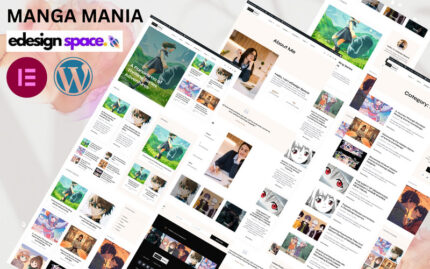 Manga Mania  - Anime and Manga WordPress Theme - Features Image 1