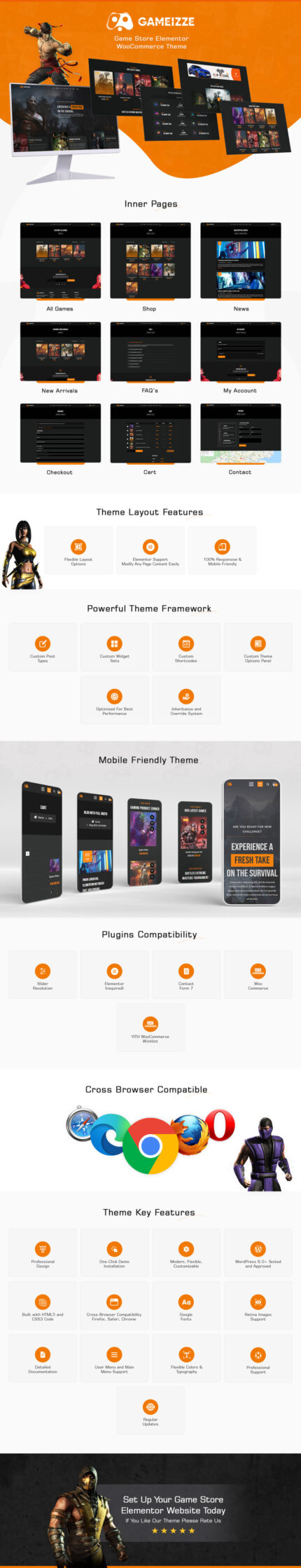 Gameizze - Game Store Elementor Woocommerce Theme - Features Image 1