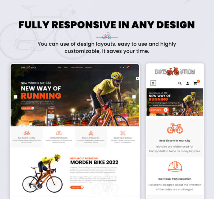 Bicycle Mega Sports, Bicycle, Bikes, Rental Shopify 2.0 Responsive Template - Features Image 4