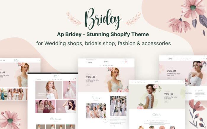 Ap Bridey - Wedding Store Shopify Theme - Features Image 1