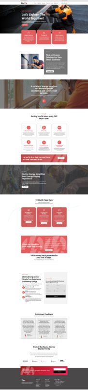 Electra Electric Maintenance Service WordPress Theme - Features Image 1