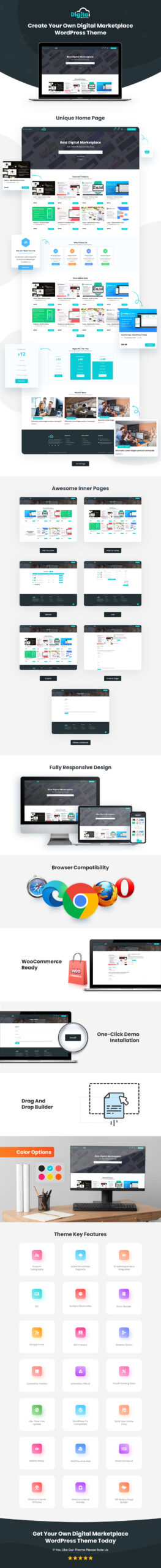 PX - Digital Marketplace WooCommerce Theme - Features Image 1