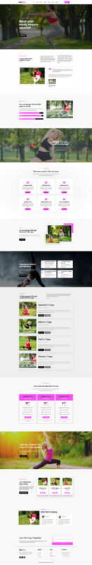 Zenvibe Yoga and Fitness Wordpress Theme - Features Image 1