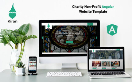 Kiran - Charity Non-Profit - Angular Website Template - Features Image 1