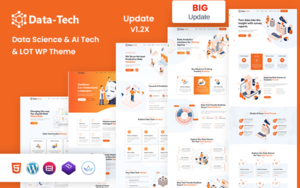 DataTech - Data Science & AI Tech And  IOT WordPress Theme