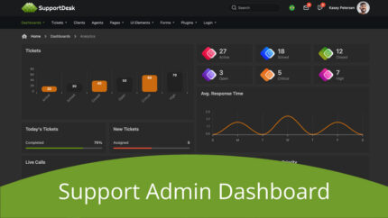 Support Desk - Bootstrap 5 Admin Template - Features Image 1