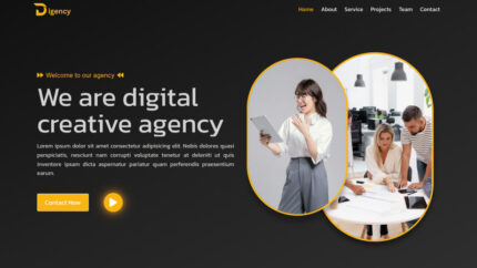 Digency - Responsive HTML5 Template - Features Image 1