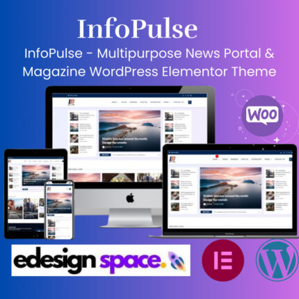 InfoPulse - Multipurpose News Portal & Magazine WordPress Elementor Theme - Features Image 1