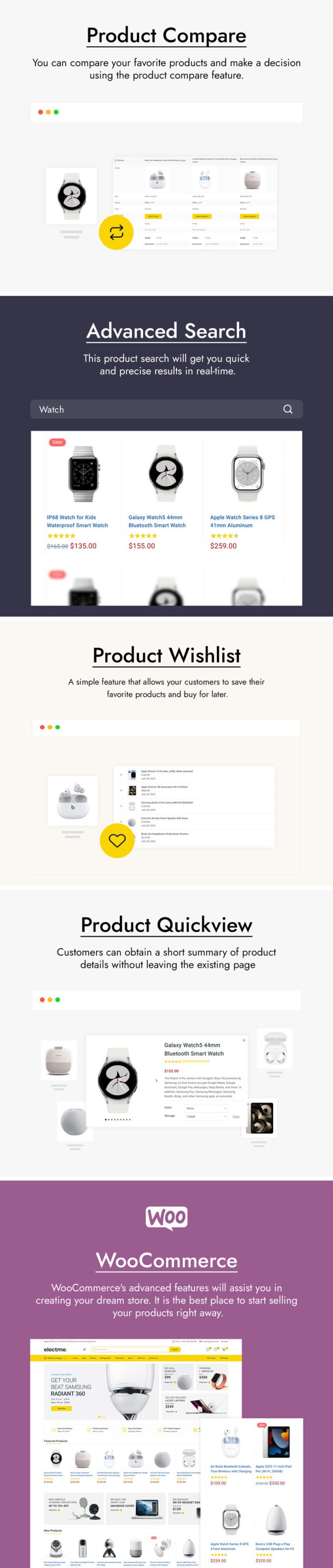 Electme - Electronics and multipurpose WooCommerce Theme - Features Image 5