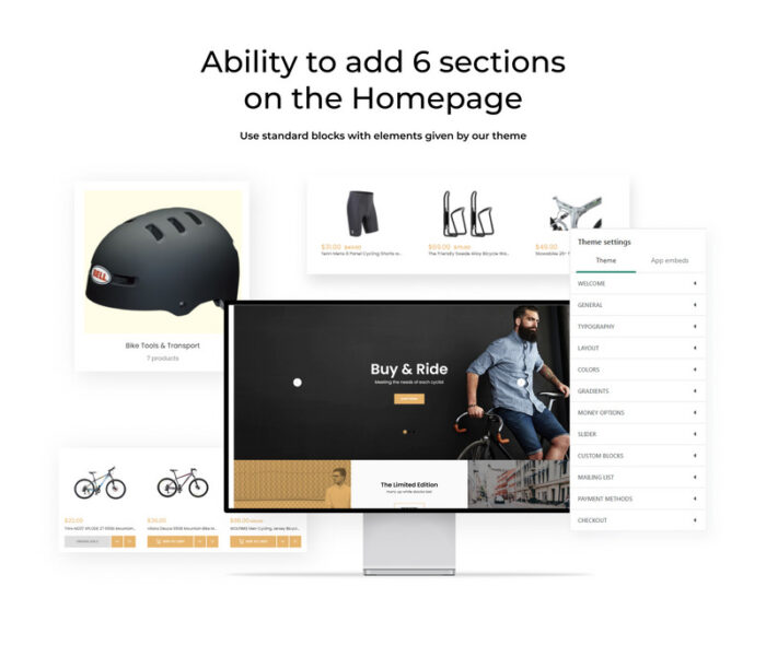 BikeRond - Bike Shop Responsive Shopify Theme - Features Image 2