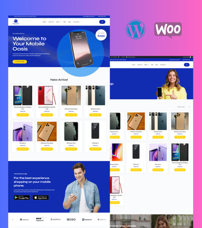 Mobile Store WooCommerce WordPress Theme - Features Image 1