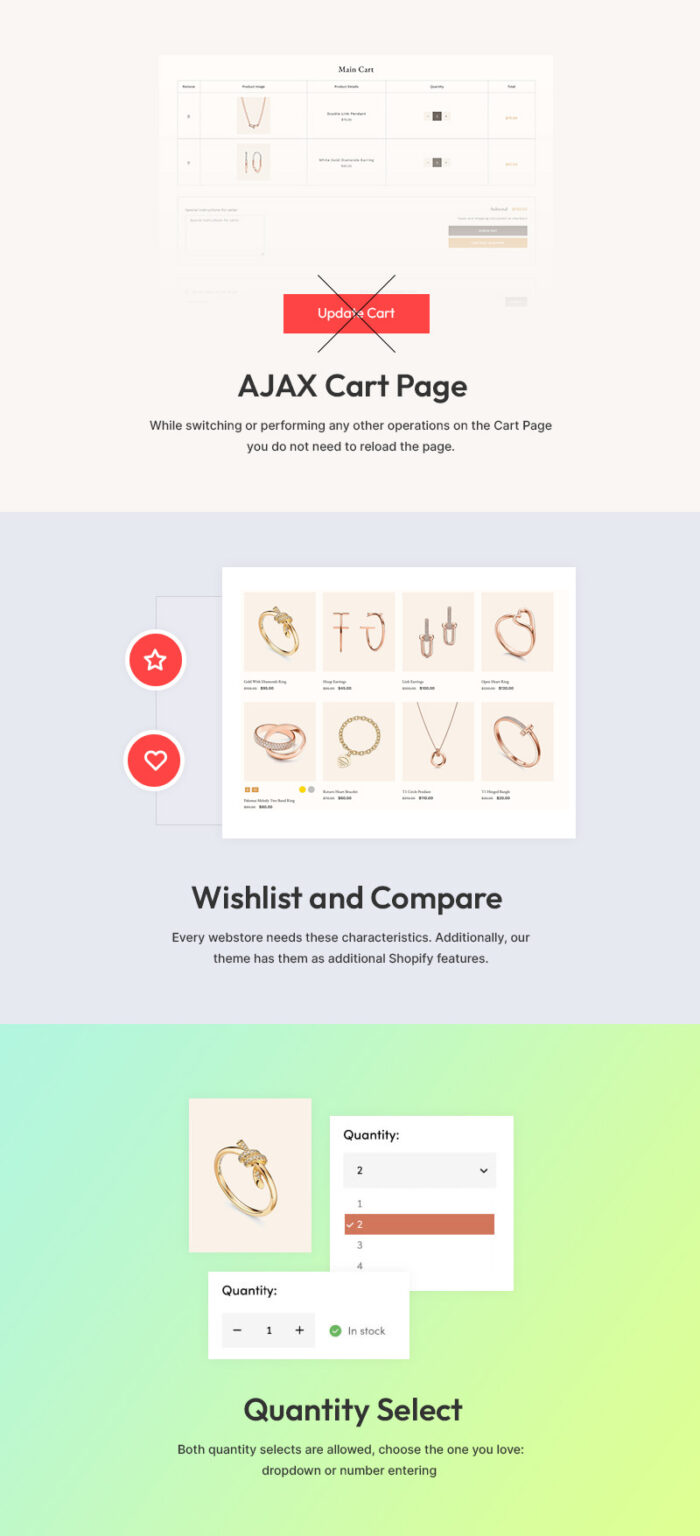 Starshine - Modern Jewelry Store Multipurpose Shopify 2.0 Responsive Theme - Features Image 6