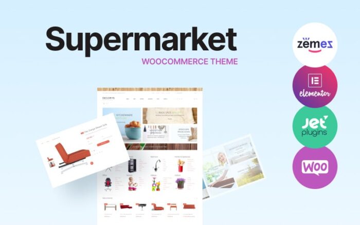 Decorys - Light Homemarket WooCommerce Theme