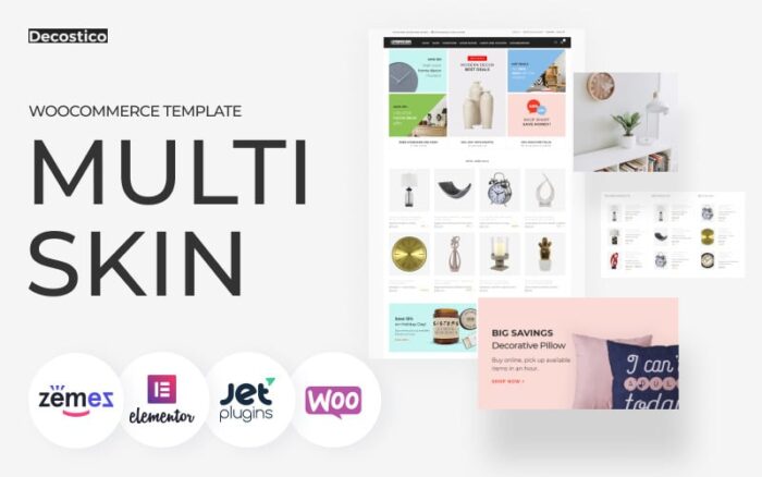 Decostico - Modern interior furniture Elementor WooCommerce Theme