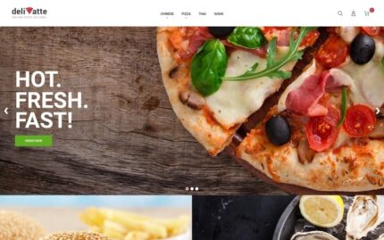 Deliatte - Food Delivery & Takeaway Magento Theme