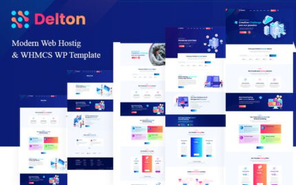 Delton Hosting & WHMCS HTML5 Template