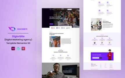 Digiorbite Digital Solution and Services Ready to use Elementor Template Kit
