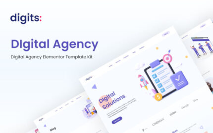 Digits – Digital Agency Elementor Template Kit