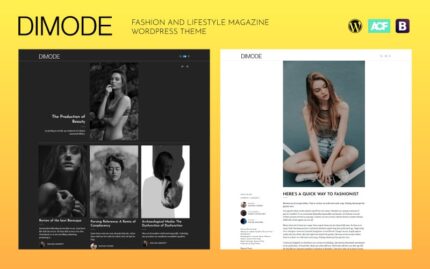 DIMODE - Fashion and Lifestyle Magazine WordPress Theme