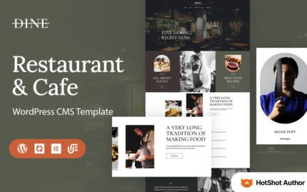 Dine -  Restaurant And Cafe WordPress Elementor Theme