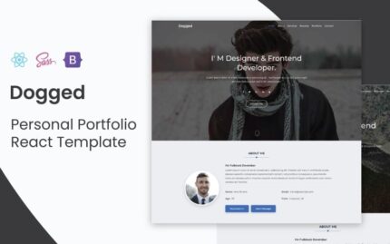 Dogged - Personal Portfolio React Template