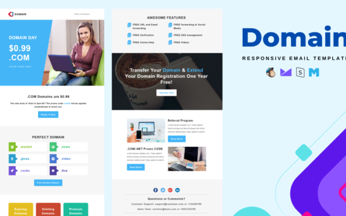 Domain Newsletter Template