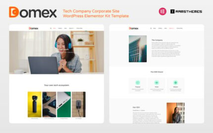 DOMEX - Tech Company Corporate WordPress Elementor Kit