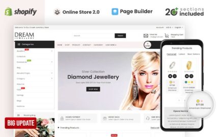 Dream Jewellery Store Shopify Theme