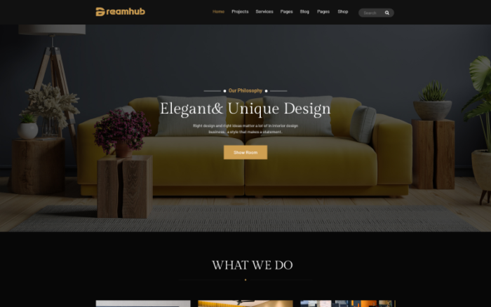 Dreamhub Interior-Design HTML5 Template