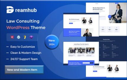 DreamHub – Law Consulting WordPress Theme