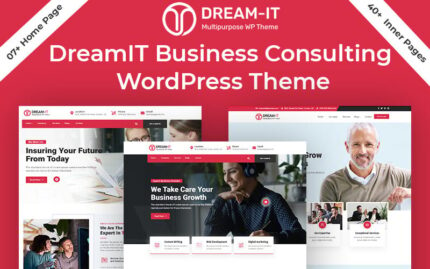 DreamIT -  Consulting Service WordPress Theme