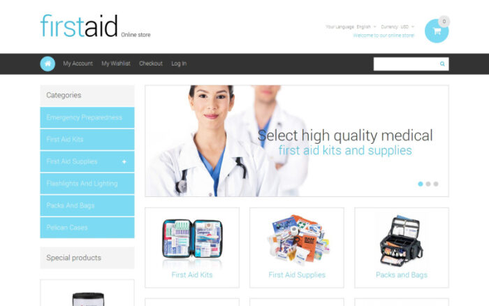 Drug Store Responsive Magento Theme