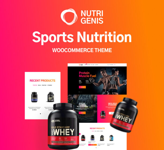 Nutrigenis - Sports Nutrition WordPress Theme - Features Image 2