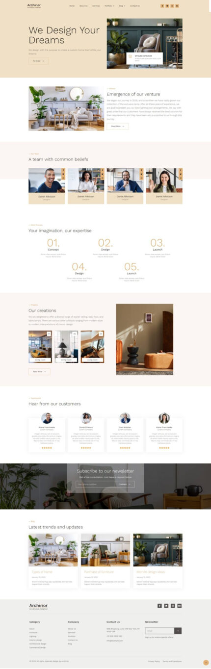 Archirior - Architect & Interior Design Elementor Template kit - Features Image 1