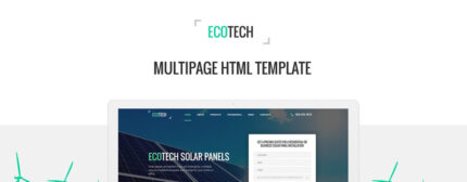 Ecotech - Solar Energy HTML5 Landing Page Template - Features Image 1