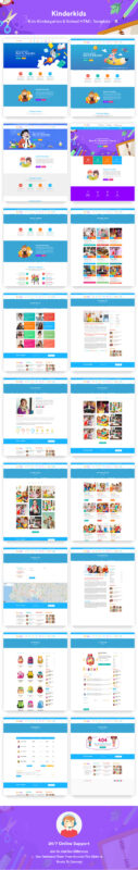 Kinderkids - Kids Kindergarten And School HTML Template - Features Image 1