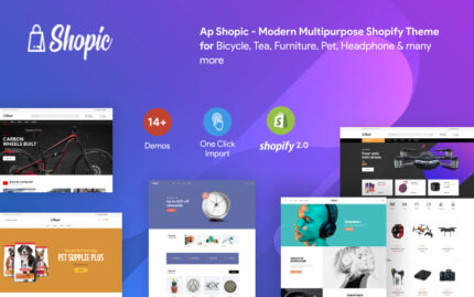 Ap Shopic - Bicycle & Multipurpose Shopify Theme - Features Image 1