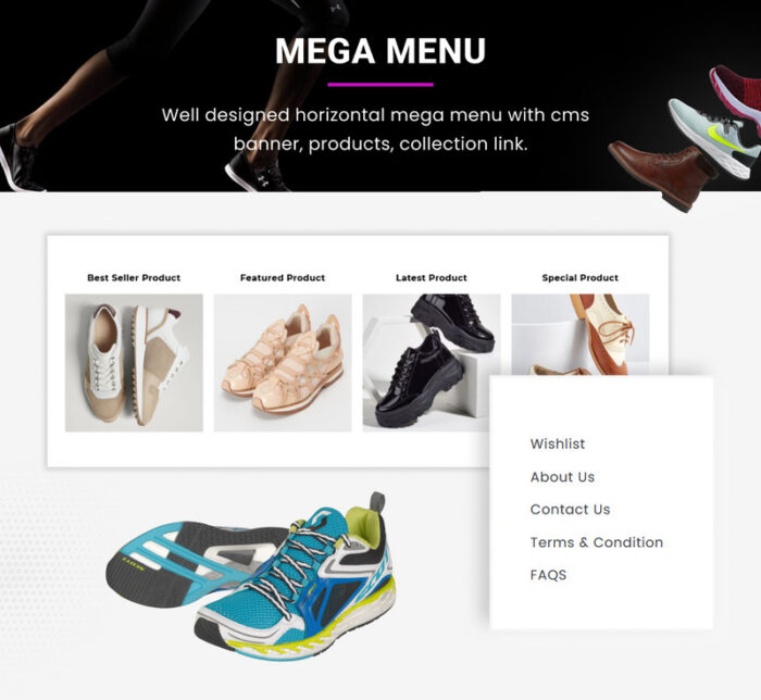 Sneakers Responsive World–Footwear Sport–Shoes Shopify 2.0 Store - Features Image 8