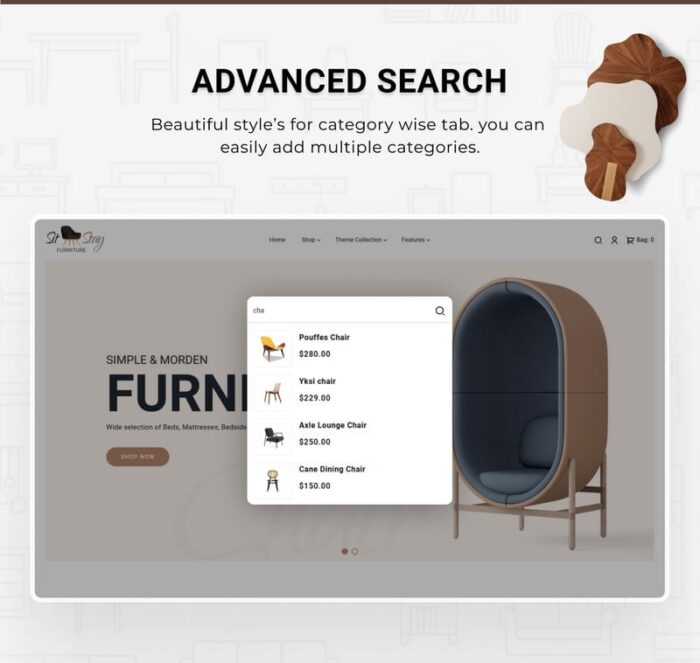 Sit Stay - Mega Furniture Shopify 2.0 Responsive Theme - Features Image 5