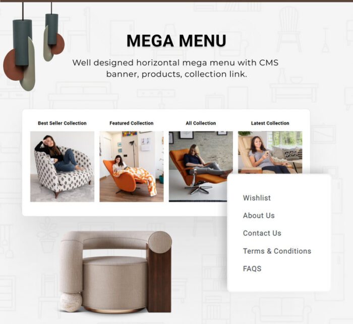 Sit Stay - Mega Furniture Shopify 2.0 Responsive Theme - Features Image 6