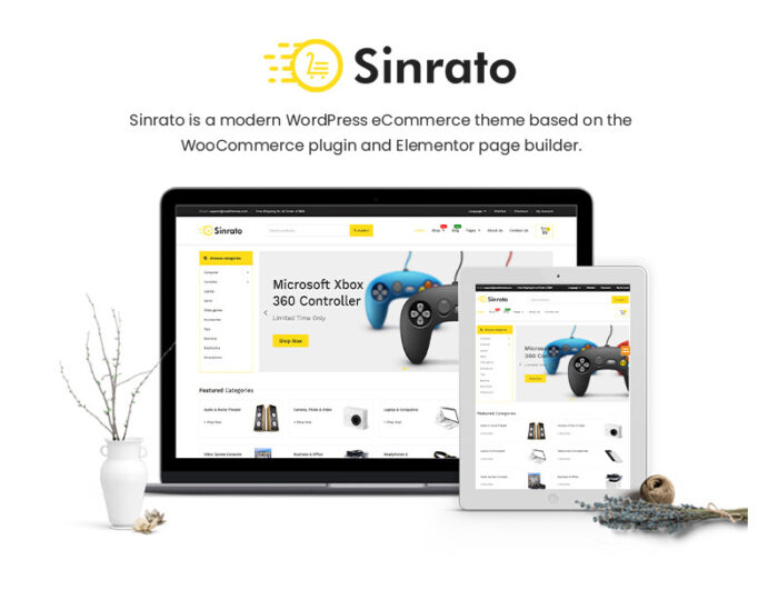 Sinrato - Digital, Electronics Store WooCommerce Theme - Features Image 1