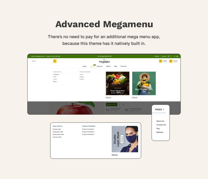 Organist - Organic Fruit & Grocery Store High level Shopify 2.0 Multi-purpose Responsive Theme - Features Image 11