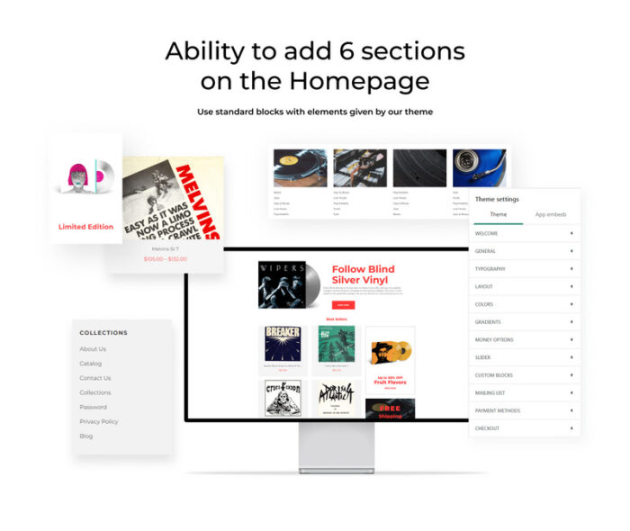 The Vinyl - Music Store eCommerce Creative Shopify Theme - Features Image 2