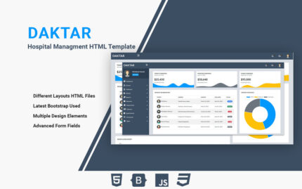 Daktar - Hospital Managment HTML Template - Features Image 1