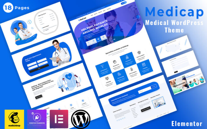 Medicap - Medical WordPress Elementor Theme - Features Image 1